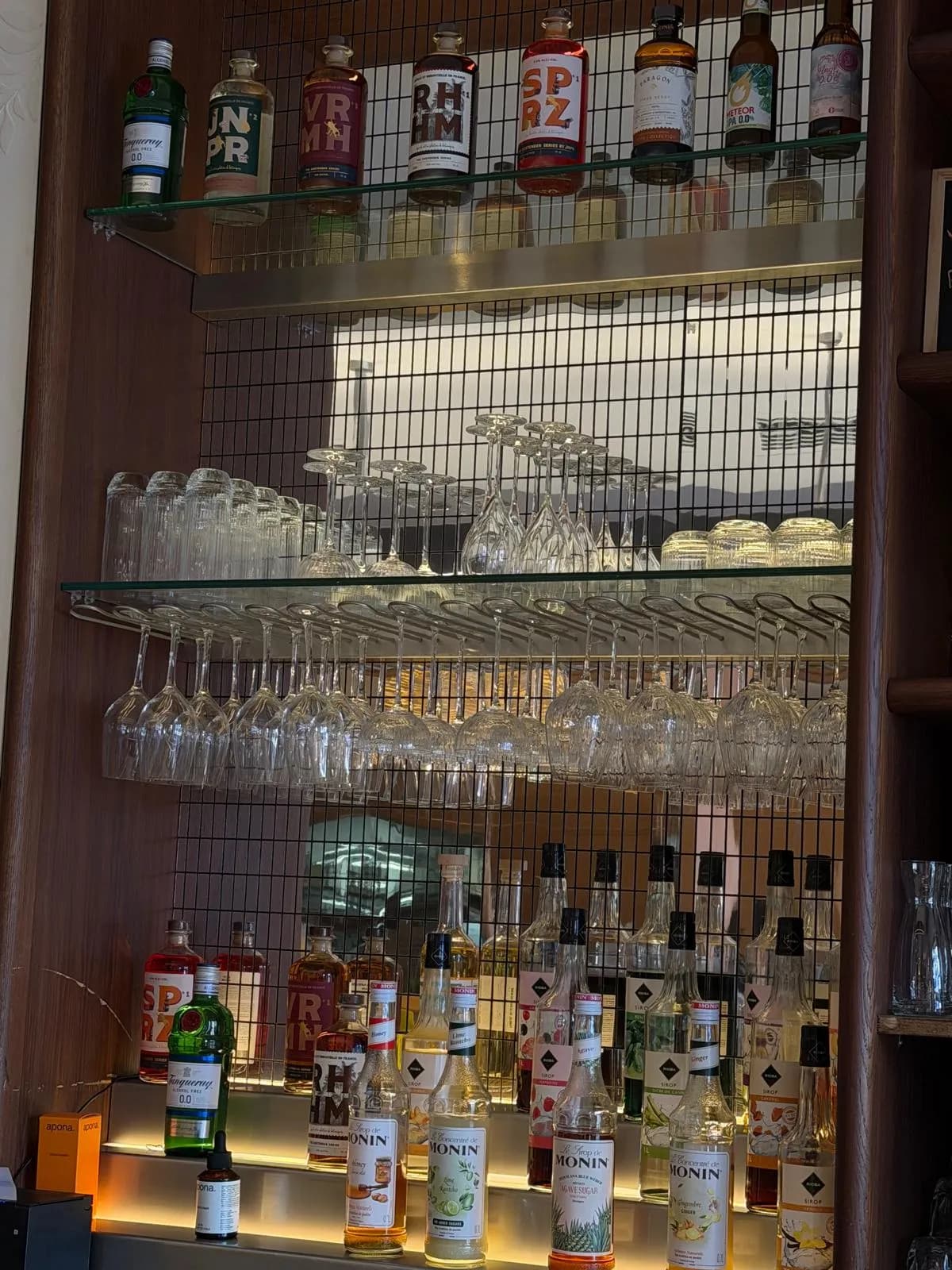 Le bar du MAMBA, cocktails 0.0% & sirops maison